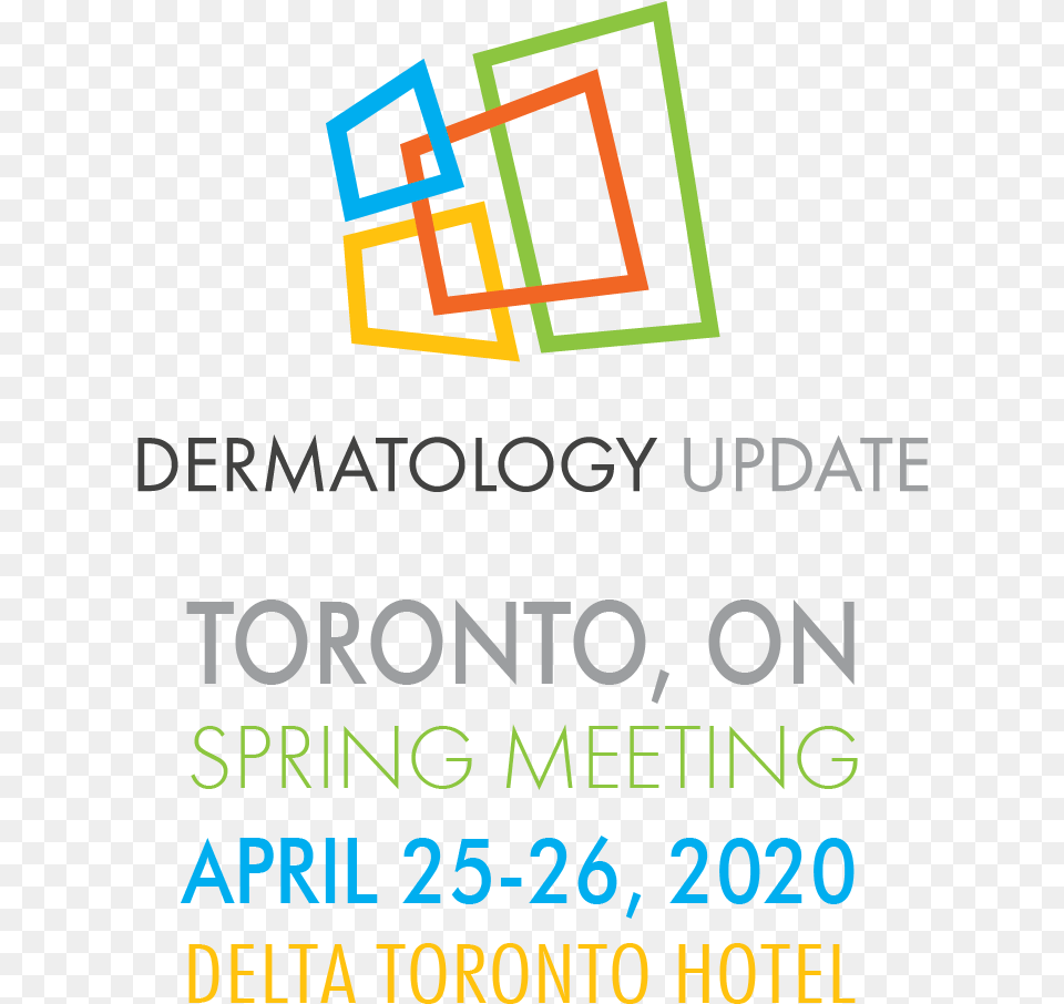Dermatology Update 2020 Spring Meeting Logo Graphic Design, Advertisement, Poster, Scoreboard, Text Free Png Download