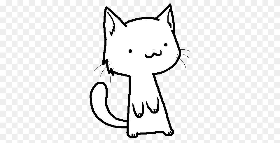 Derp Cat, Stencil, Art, Drawing, Animal Png Image
