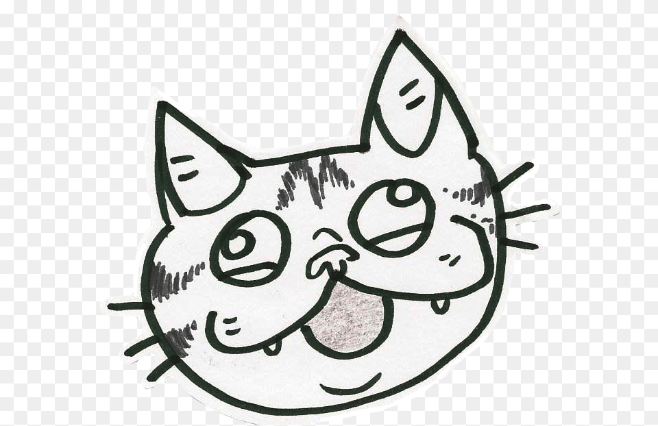 Derp Face Cat, Sticker, Art, Baby, Person Png Image