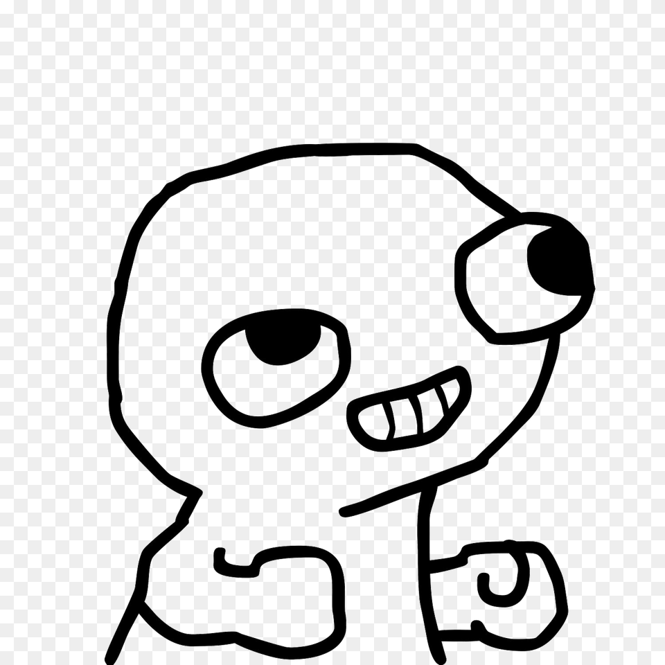 Derp Face Character, Art, Drawing Free Png