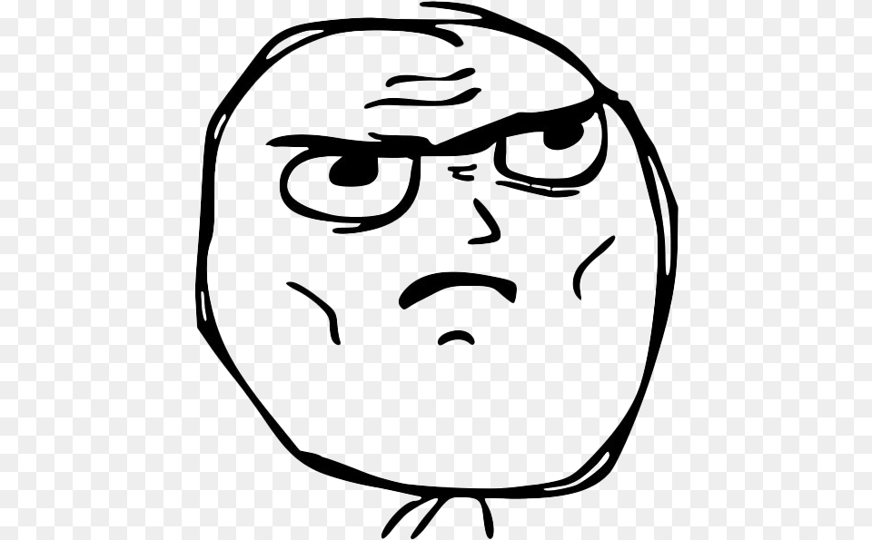 Derp Face Meme Pic Rage Comics Serious Face, Art, Drawing, Clothing, Hat Free Png Download