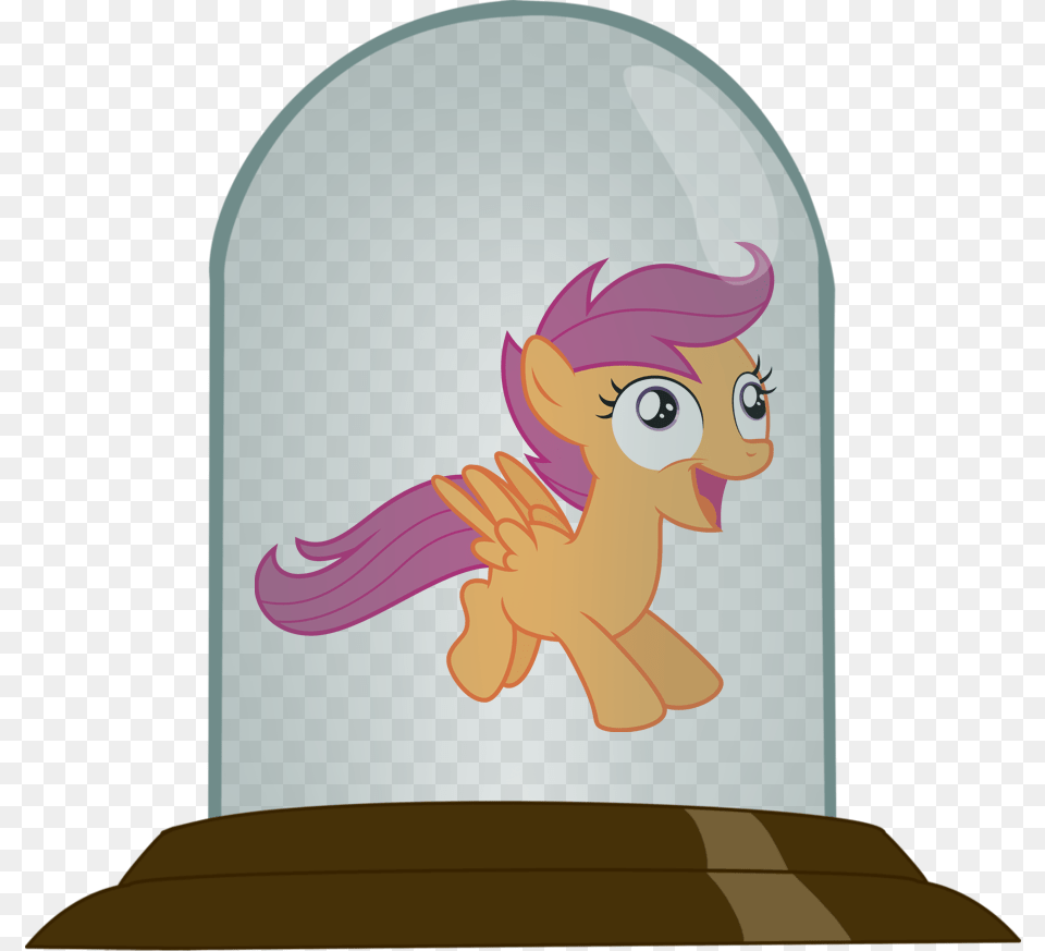 Derp Meme Pony In A Bottle Safe Scootaloo Simple Cartoon, Baby, Person, Face, Head Free Png