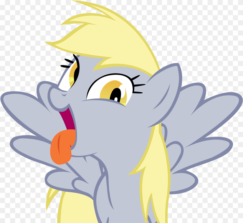 Derpy Hooves Making A Silly Face By Internetianer On My Little Pony Hi, Baby, Person, Cartoon Png Image
