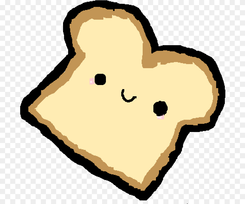 Derpy Kawaii Bread Kawaii Bread Transparent, Baby, Food, Person, Toast Free Png Download