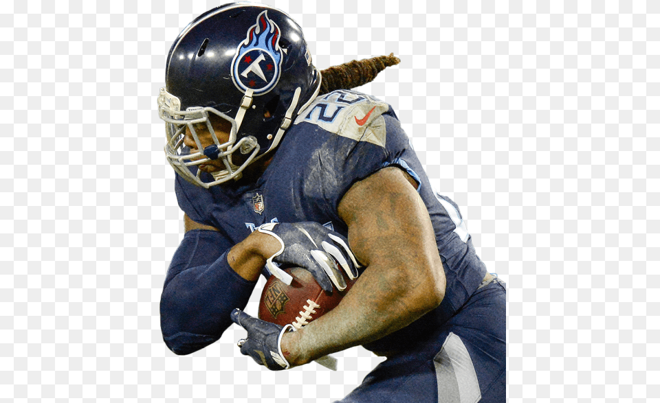 Derrick Henry 99 Yard Touchdown Run Derrick Henry Ponytail Titans, Adult, Playing American Football, Person, Man Png Image