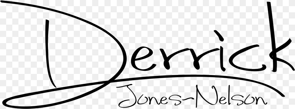 Derrick Jones Nelson39s Photography Calligraphy, Gray Free Png Download