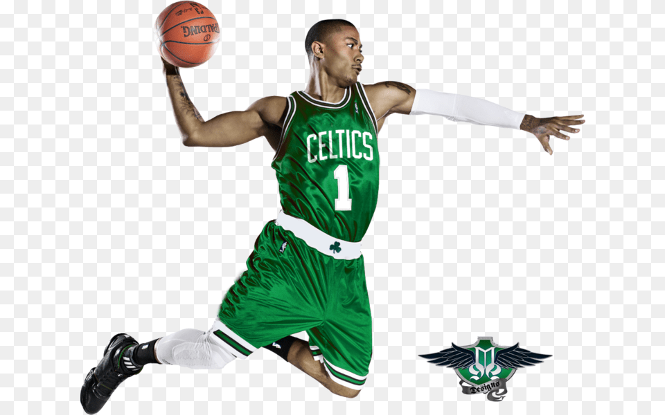 Derrick Rose Celtics Jersey, Ball, Basketball, Basketball (ball), Sport Png Image