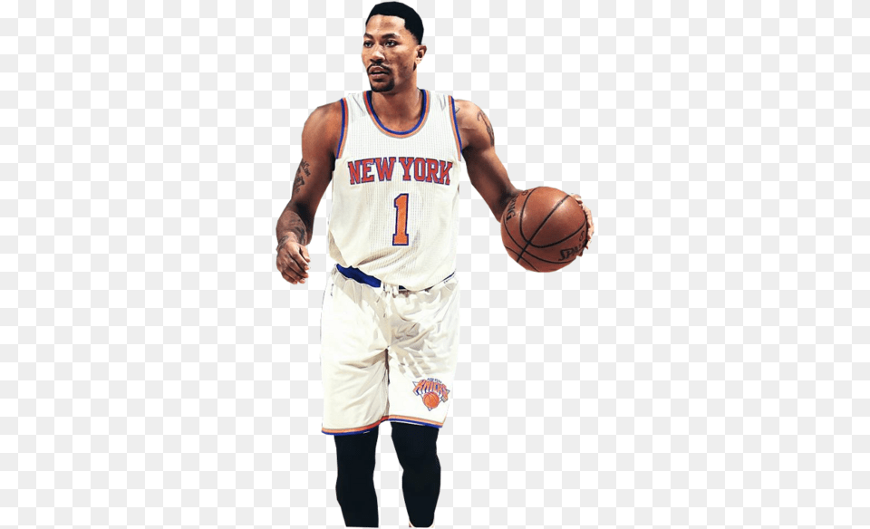 Derrick Rose Knicks New York Knicks Season, Ball, Basketball, Basketball (ball), Sport Free Transparent Png