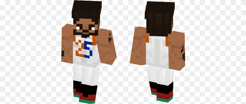 Derrick Rose Mvp Minecraft Skin For Hd Pokemon Minecraft Skin, Person, Brick Free Png Download