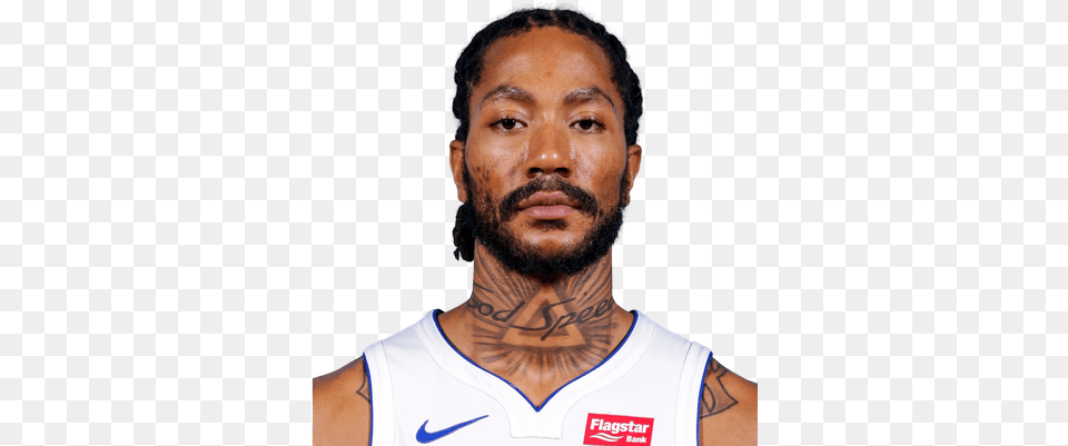 Derrick Rose Stats Age News Basketball Thescorecom Derrick Rose Stats, Tattoo, Skin, Body Part, Face Free Png Download
