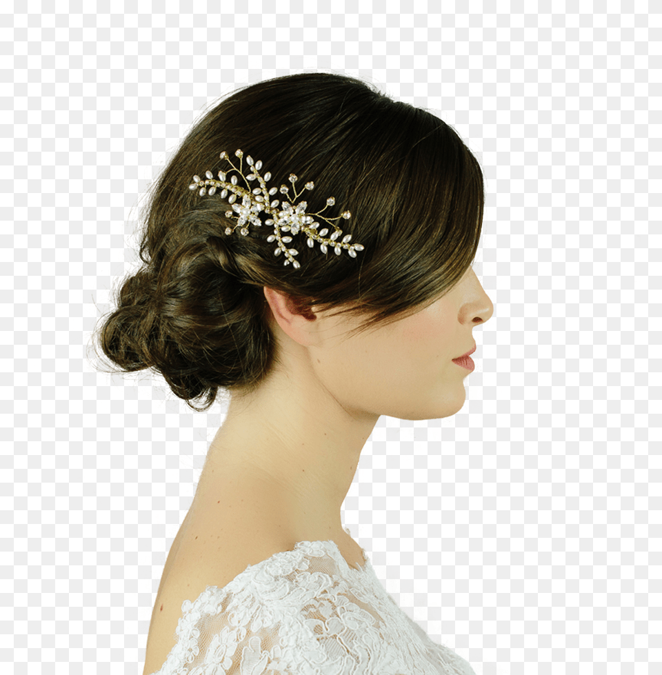 Derwent Bridal Hair Comb By Miranda Templeton Headpiece, Adult, Wedding, Person, Female Free Png