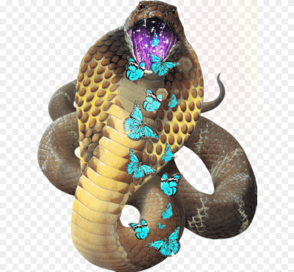 Desafiopicsartbellaprincessbr Cobra Green Snake, Animal, Reptile Free Png Download
