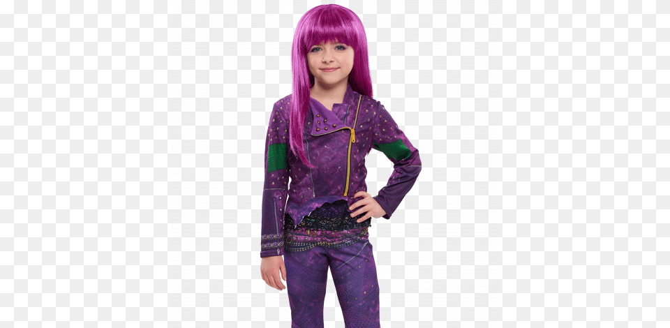 Descendants Dress Up Set Mal Mal Descendants 2 Dress Up, Purple, Adult, Female, Person Free Transparent Png