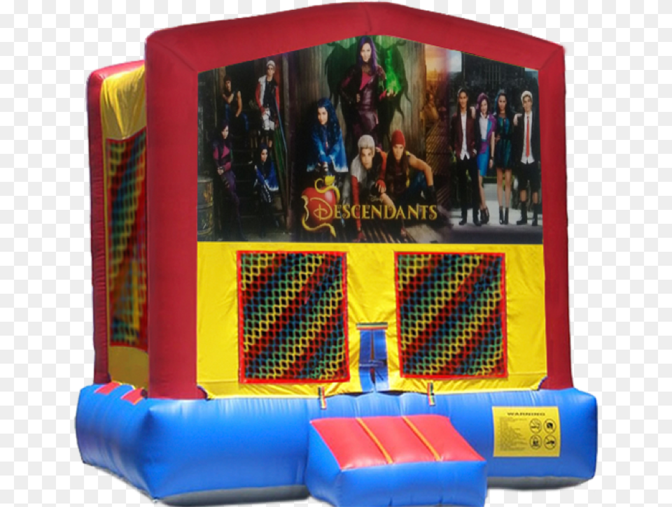 Descendants Modular Bounce House Puppy Dog Pals Bounce House, Inflatable, Adult, Female, Person Png Image