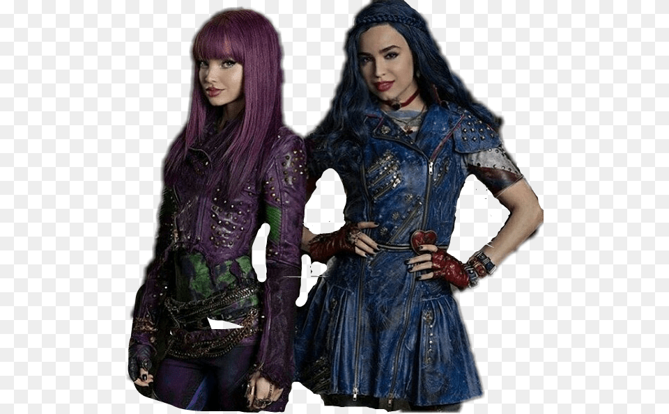 Descendientes 2 Dovecameron Sofiacarson Sofia Carson Dove Cameron, Adult, Person, Female, Woman Free Png