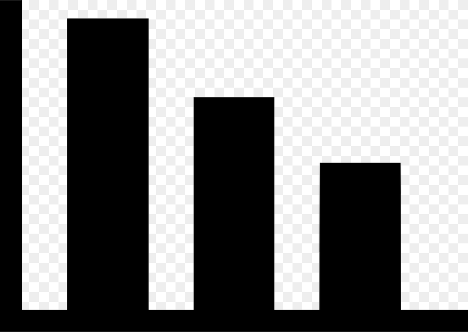 Descending Bar Graph Chart Icon Bar Chart Free Png Download