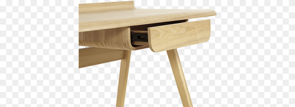 Descent Study Desk Table In Natural Ash Folding Table, Furniture, Plywood, Wood, Dining Table Free Png