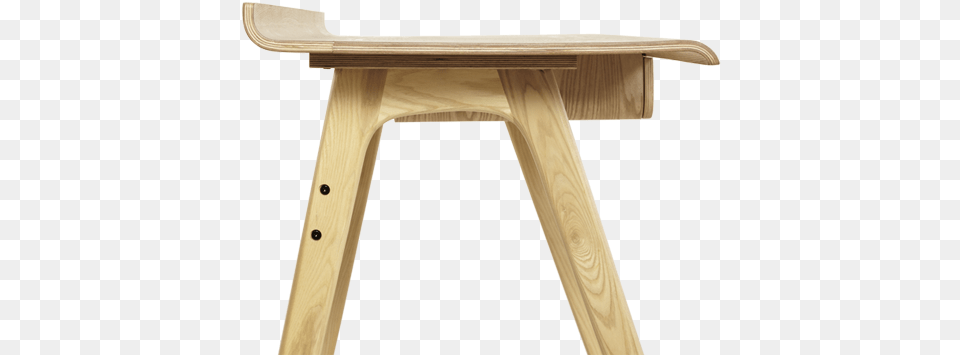 Descent Study Desk Table In Natural Ash Writing Desk, Furniture, Plywood, Wood Free Png