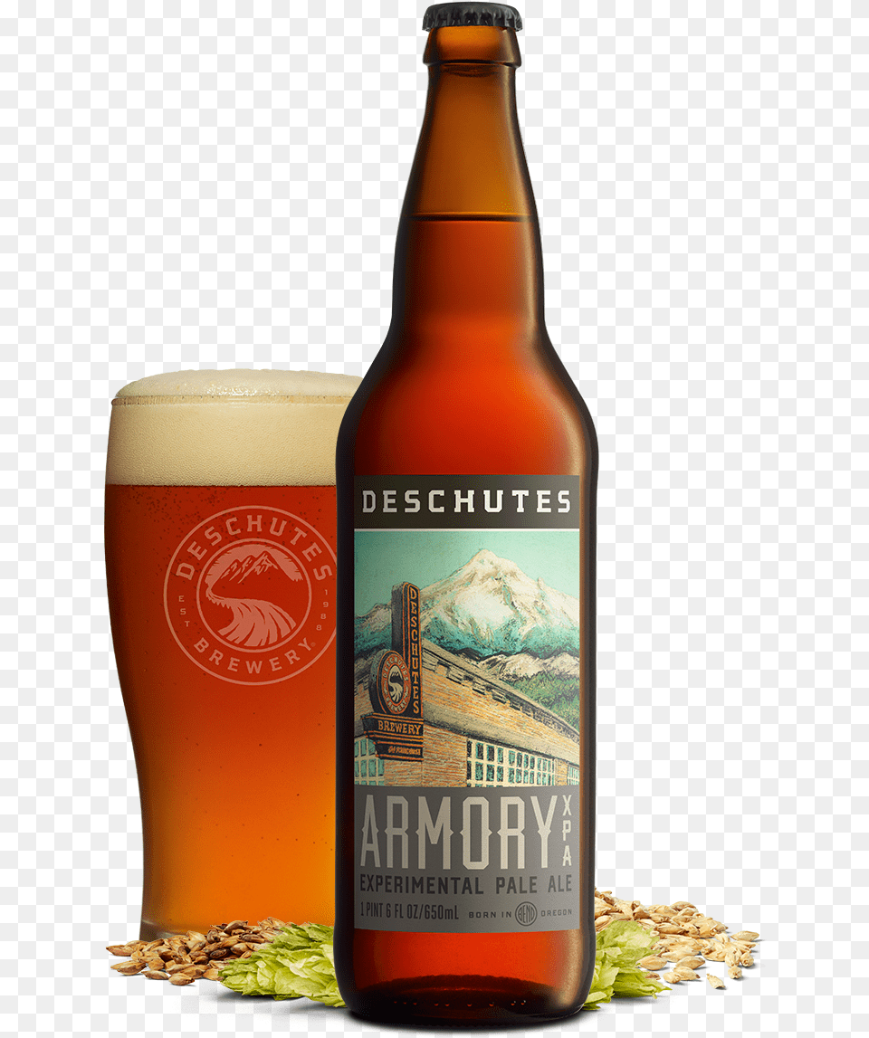 Deschutes Armo Deschutes Armory Xpa, Alcohol, Beer, Beer Bottle, Beverage Png Image