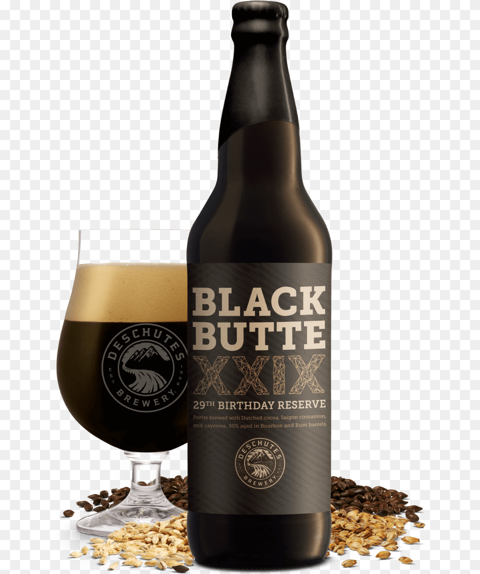 Deschutes Black Butte Xxix, Alcohol, Beer, Beverage, Beer Bottle Free Png Download