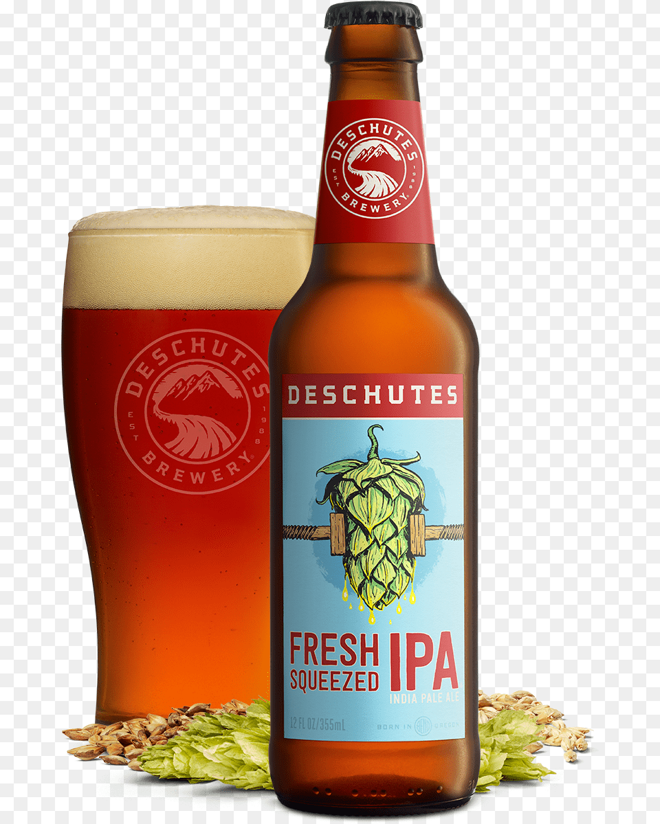 Deschutes Fresh Squeezed Ipa Apply For Jobs At Workbox, Alcohol, Beer, Beer Bottle, Beverage Free Png Download