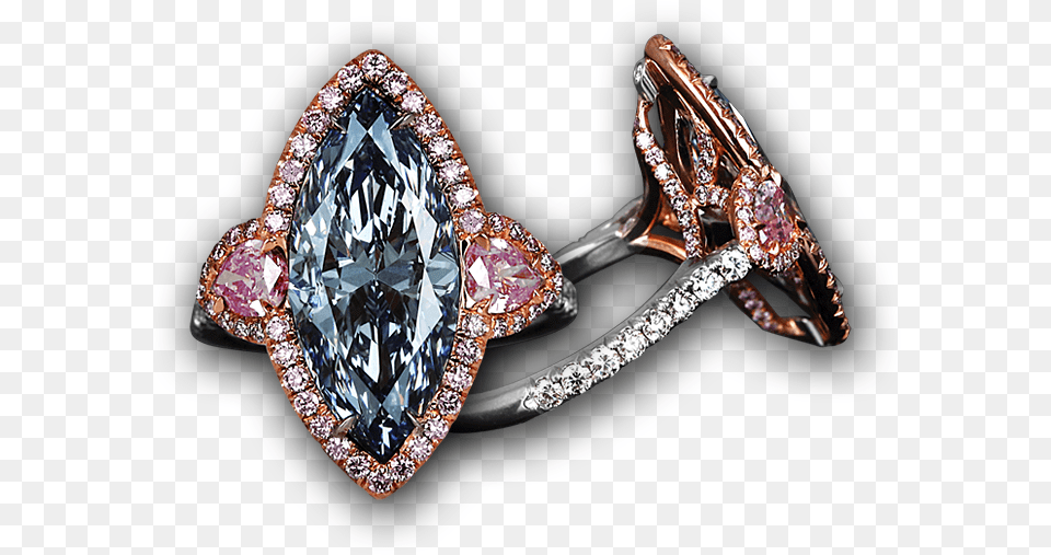 Description Fancy Blue Diamond Rings, Accessories, Jewelry, Gemstone, Earring Png Image