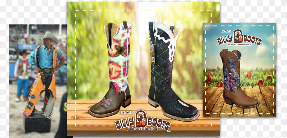 Descubre La Mejor Calidad Y De Bota Vaquera Cowboy Boot, Person, Clothing, Footwear, Shoe Png