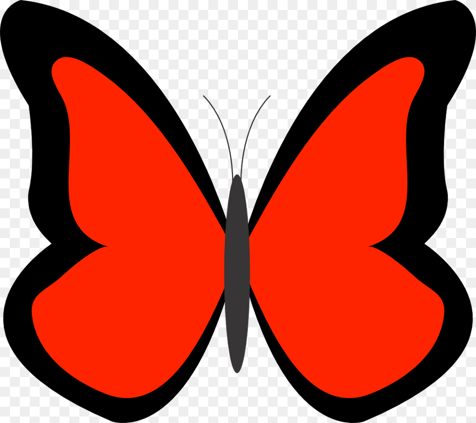 Desenho De Borboleta Escarlate Clipart Imagens De Borboletas Em Desenho, Animal, Butterfly, Insect, Invertebrate Png Image