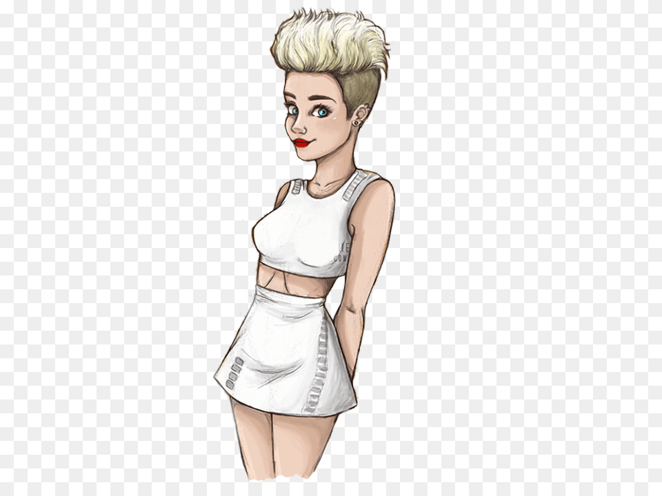 Desenho Miley Cyrus Tumblr Miley Cyrus Dibujo, Adult, Person, Female, Woman Png Image