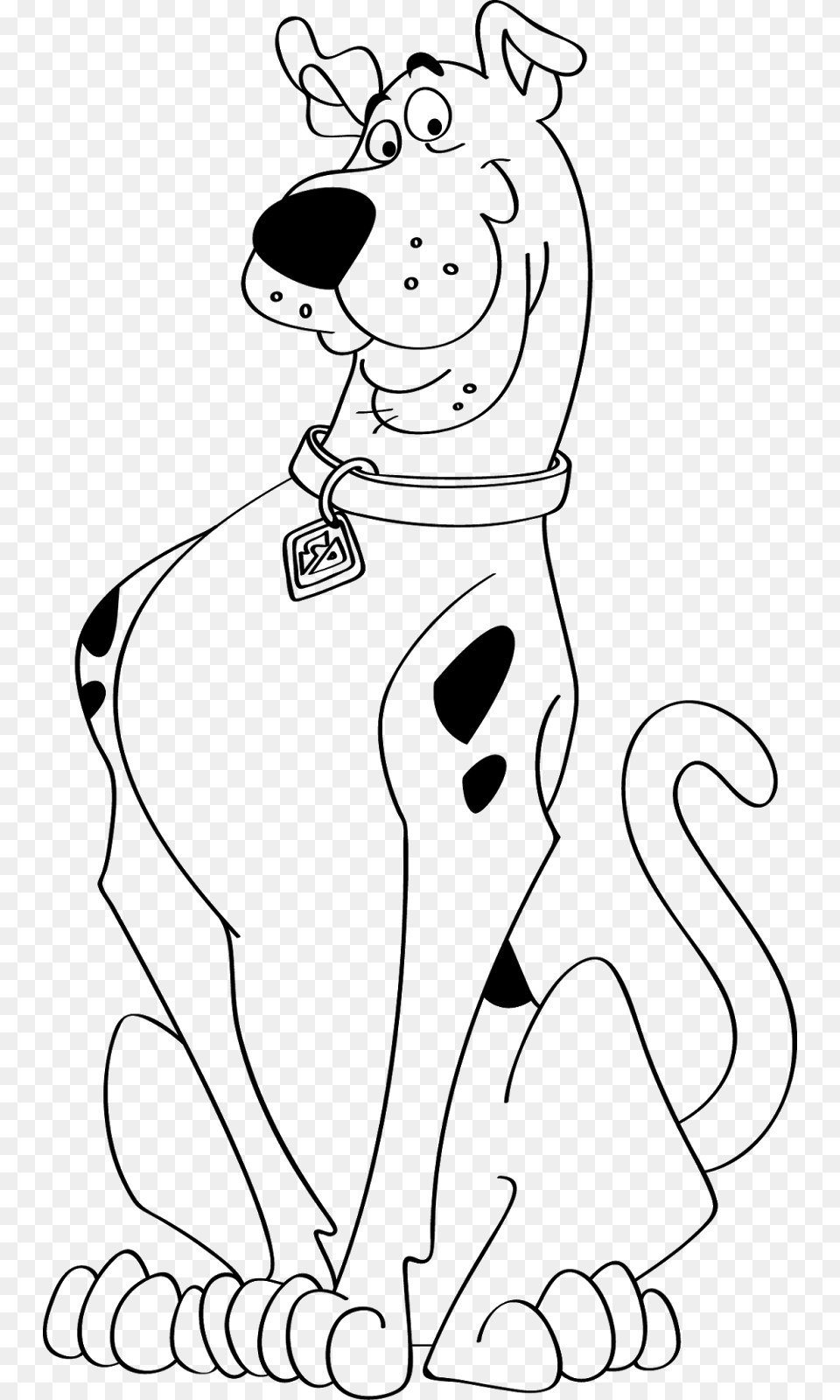 Desenho Scooby Doo Para Colorir E Imprimir Scooby Doo Para Colorear, Gray Free Png