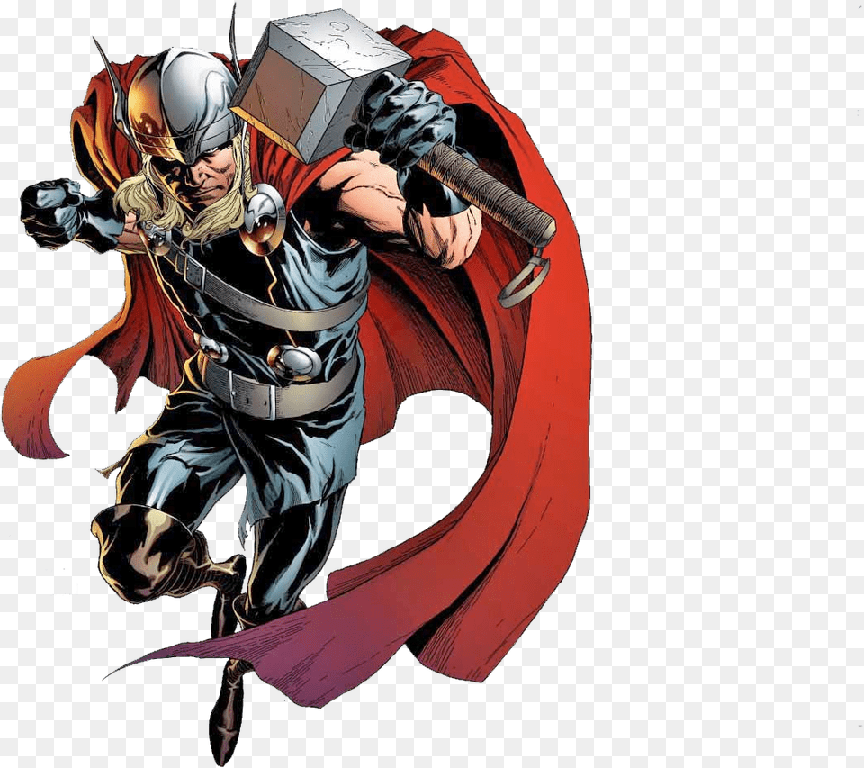 Desenho Thor Comic Thor, Adult, Male, Man, Person Png