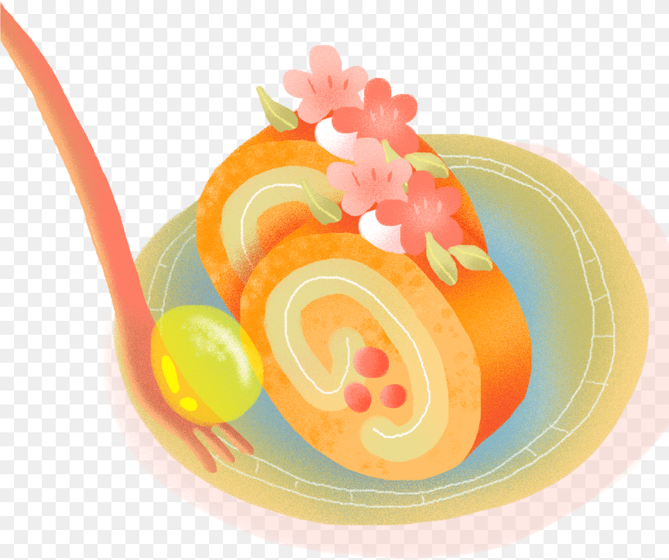 Desenhos Animados Frescos Bonitos Bolo E Psd Dessert, Food, Meal, Sweets Png Image