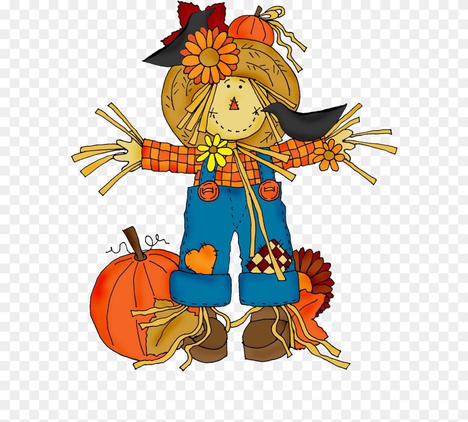 Desenhos Festa Junina Scarecrow With Pumpkins Clipart Scarecrow With Pumpkins Clipart, Face, Head, Person, Baby Free Png