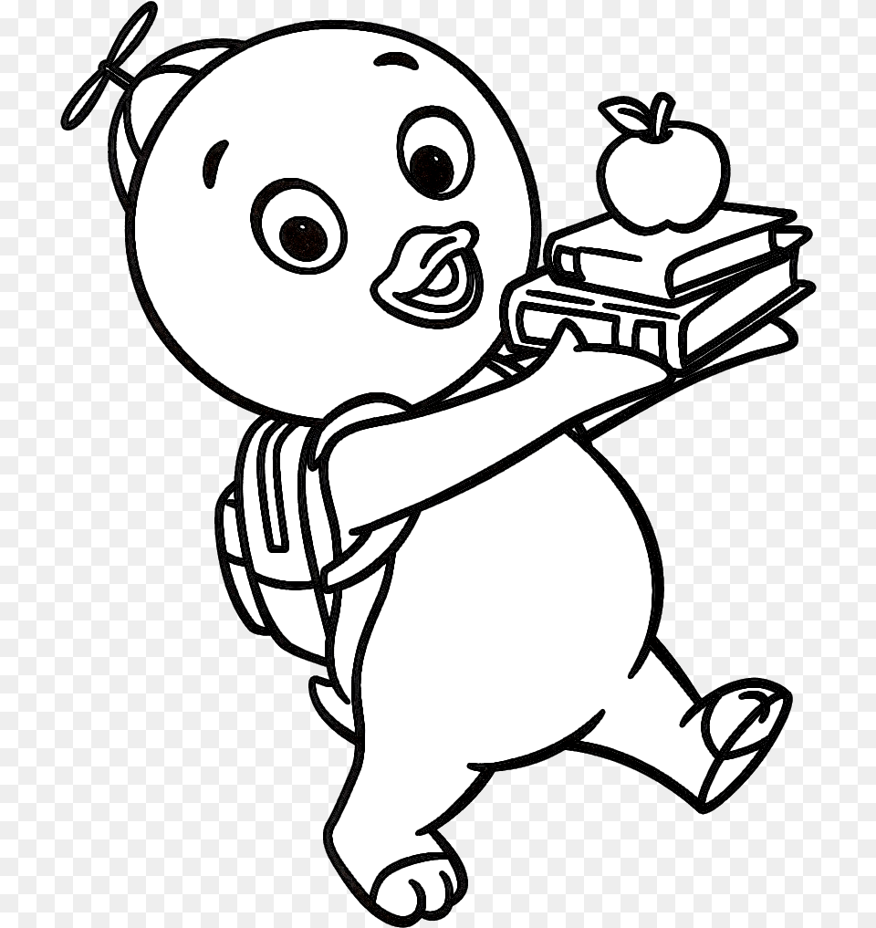 Desenhos Para Colorir Backyardigans, Book, Comics, Publication, Stencil Free Png Download