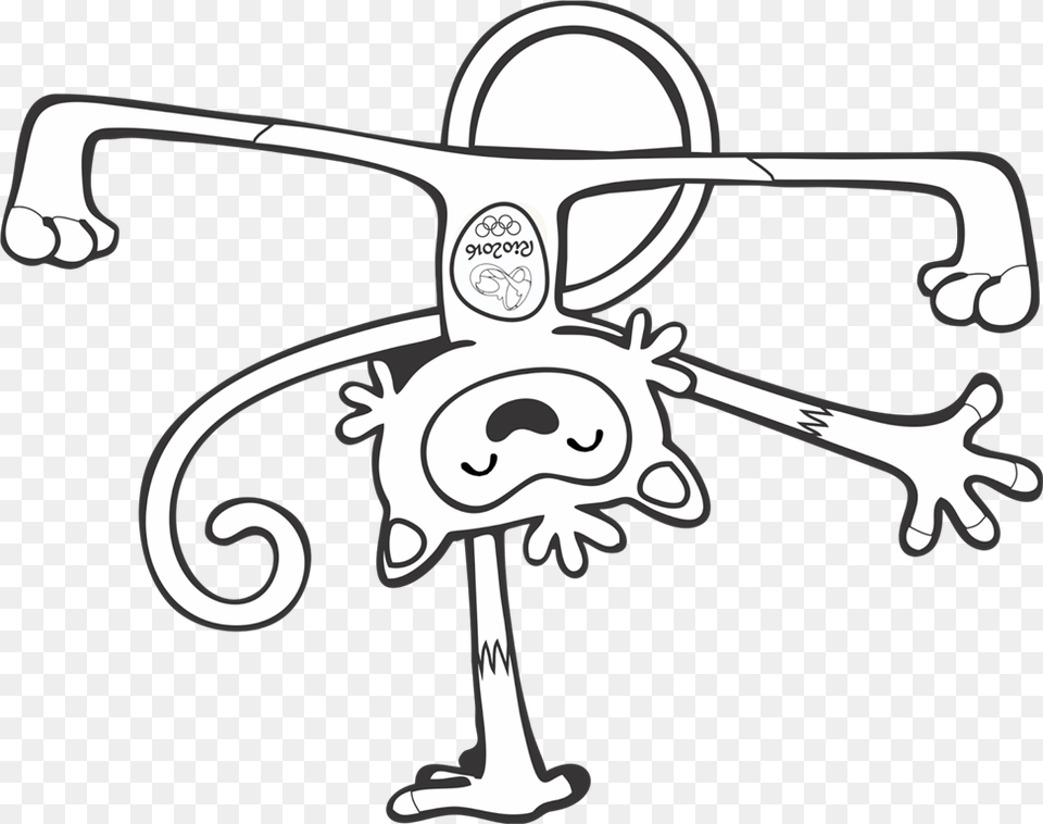 Desenhos Para Colorir Dos Mascotes Das Olimpiadas 2016, Gun, Weapon Free Png Download