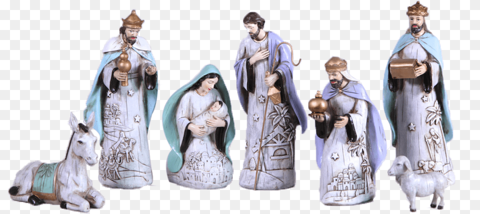 Deseret Book Nativity Scene, Fashion, Figurine, Adult, Wedding Png