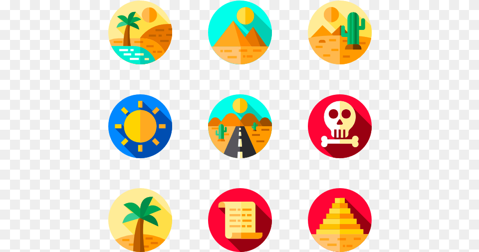 Desert 50 Icons Desert Free Png Download