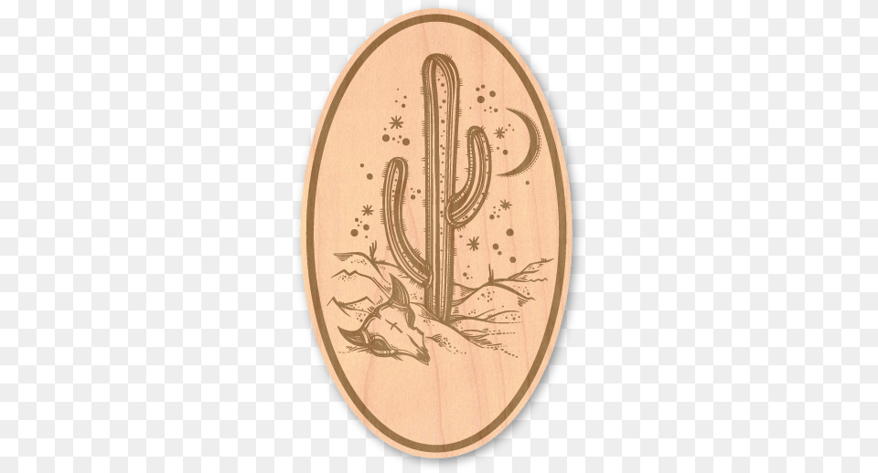 Desert Cactus Night Art Free Transparent Png