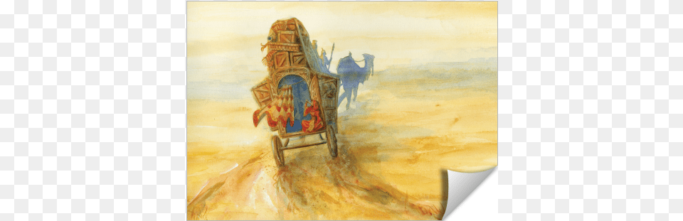 Desert Caravan, Art, Painting, Transportation, Vehicle Png