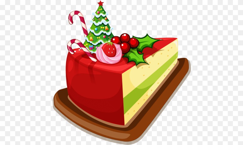 Desert Clipart Sponge Cake Christmas Dessert Clipart, Birthday Cake, Cream, Food Free Png