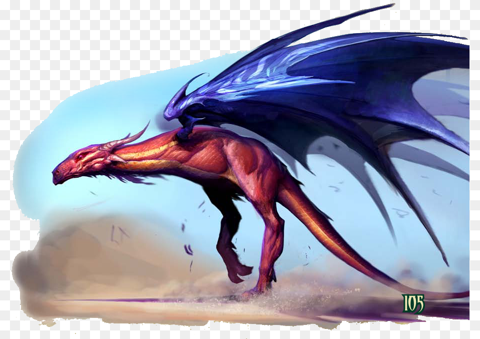 Desert Drake Pathfinder, Dragon, Animal, Dinosaur, Reptile Free Transparent Png