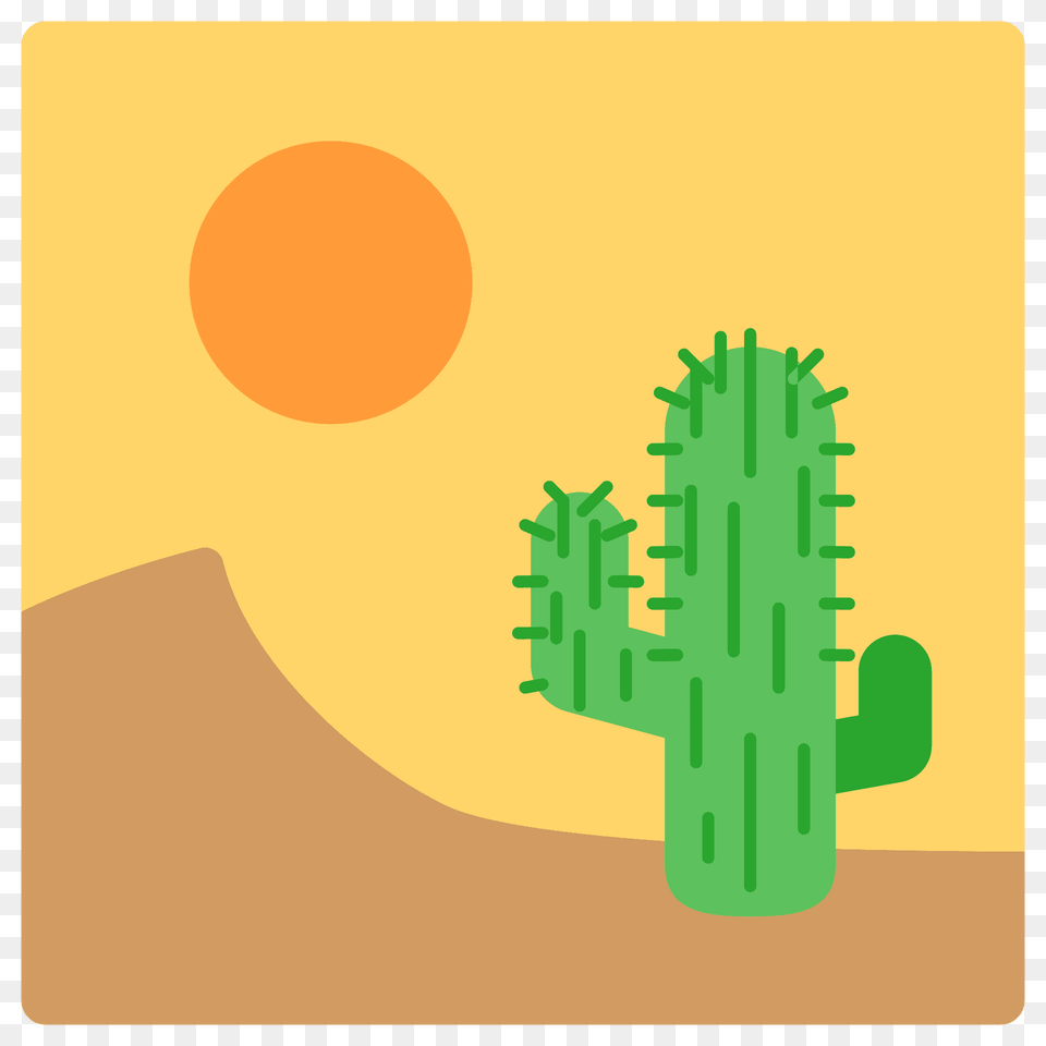 Desert Emoji Clipart, Cactus, Plant Free Png Download