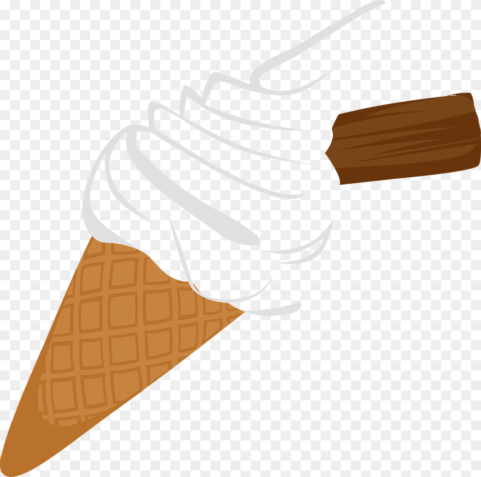 Desert Food, Cream, Dessert, Ice Cream, Smoke Pipe Png Image