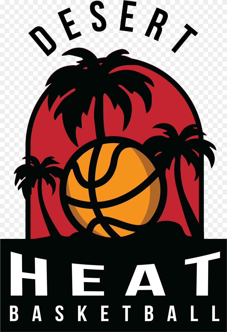 Desert Heat Logo Basketball California Vector Logo Illustration, Advertisement, Poster, Dynamite, Weapon Png