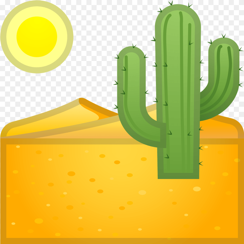 Desert Icon Clipart Desert Cactus Clipart, Plant, Bulldozer, Machine Png Image