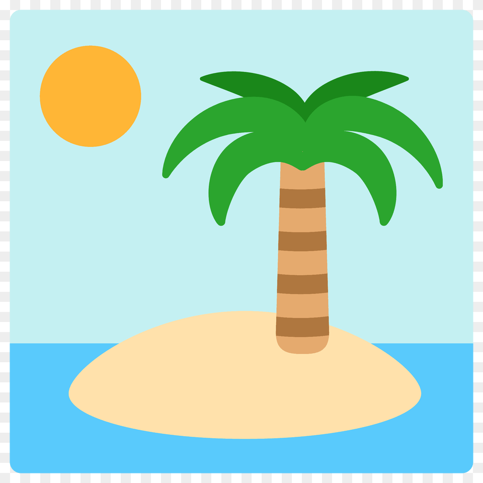 Desert Island Emoji Clipart, Palm Tree, Plant, Summer, Tree Free Png Download