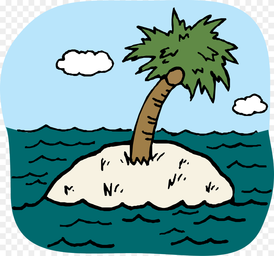 Desert Isle Icons, Water, Tree, Sea, Plant Free Transparent Png