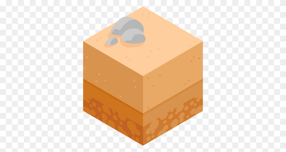 Desert Isometric Landscape, Box, Paper, Cardboard, Carton Free Png Download