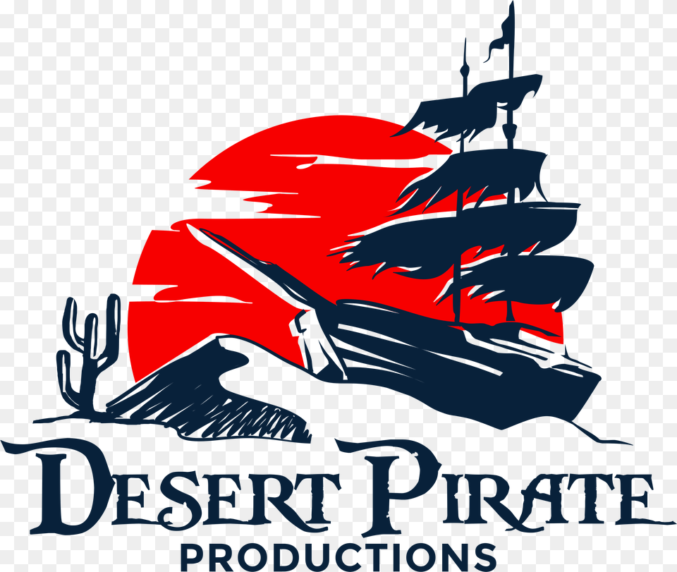 Desert Pirate Productions Classified As Sail, Outdoors, Nature, Advertisement, Poster Png Image