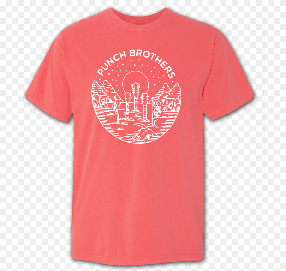 Desert Salmon T Shirt Active Shirt, Clothing, T-shirt Png Image